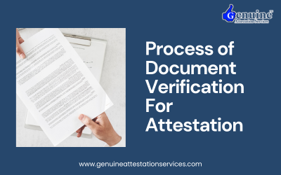 Process of Document Verification For Attestation